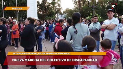 Nueva marcha del colectivo de discapacidad