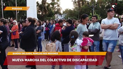Nueva marcha del colectivo de discapacidad