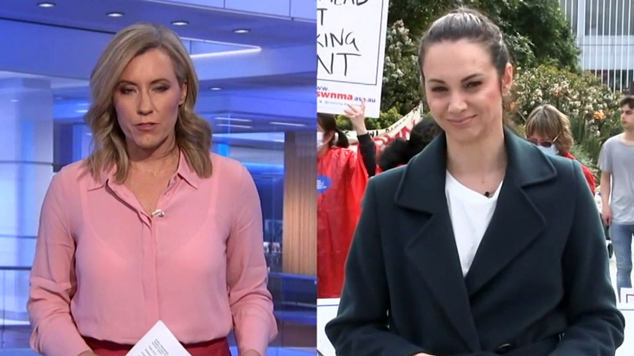 Nurses and midwives strike for 24 hours across NSW