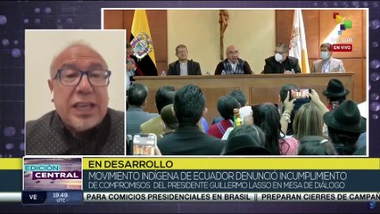 Movimientos sociales ecuatorianos denunciaron incumplimientos de compromisos del gobierno