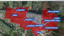 Así es el mapa de la inseguridad en Bogotá: cada día se comenten 516 delitos