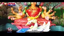 Political Leaders & Devotees Offers Special Prayers To Khairatabad Ganesh Idol | V6 Teenmaar