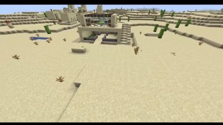 Surviving 100 Days In Minecraft Hardcore Mode In Desert With Only One Heart