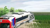 Train VS Rails Collapse | Trainz Simulator 2019