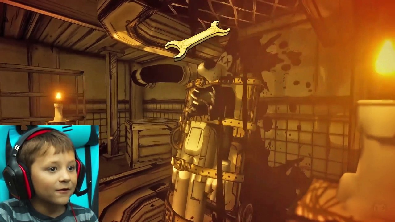 New BENDY & THE INK MACHINE Chapter 1 Update w_ FGTEEV Frozen Chase! GRANNY has DARTS! AHH!