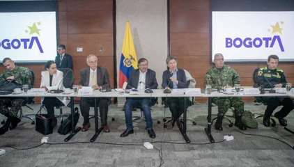 Terminó en la Alcaldía un consejo de seguridad en el que participó el presidente Petro