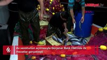 Av sezonunun açılmasıyla Gürpınar Balık Hali'nde ilk mezatlar gerçekleşti