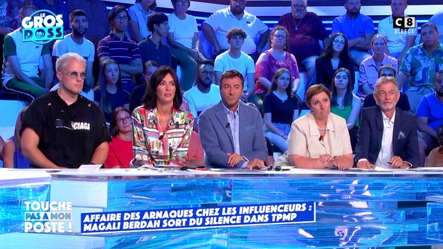 Arnaque des influenceurs dénoncée par Booba - Gros accrochage hier soir dans TPMP entre Magali Berdha et Cyril Hanouna : C'est moi le chef du plateau donc quand je dis stop c'est stop !