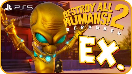 Destroy All Humans! 2 Reprobed Walkthrough Part 13 (PS5) Extra Missions + Super Weapon