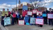 Nurses and midwives rally for ratios