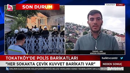 'Bugün belediye buraya 26 evi yıkmaya geldiğini belirtti'