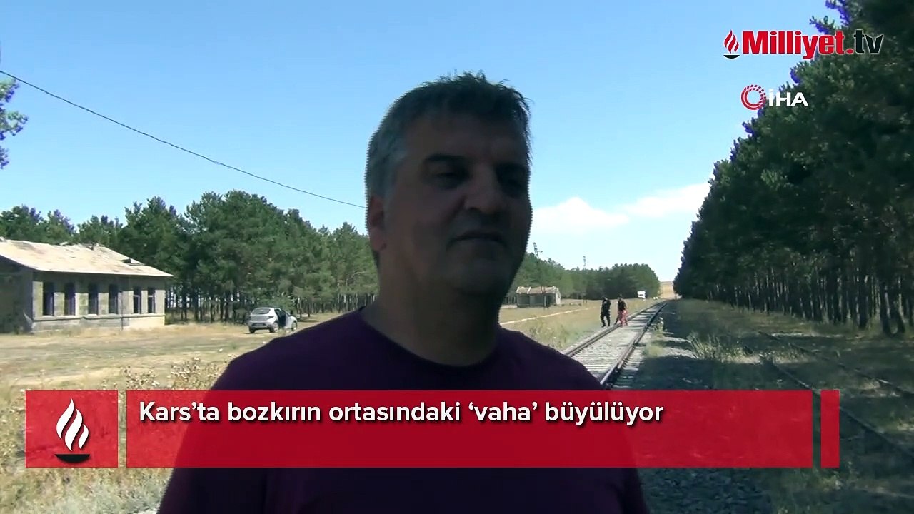 Kars’ta bozkırın ortasındaki ‘vaha’ büyülüyor