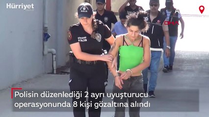Adana’da iki ayrı uyuşturucu operasyonu; 8 kişi tutuklandı