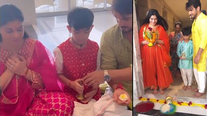 Arjun Bijlani with Wife Neha Swami Greh Pravesh Inside Video Viral,कलश गिराकर Boldsky *entertainment