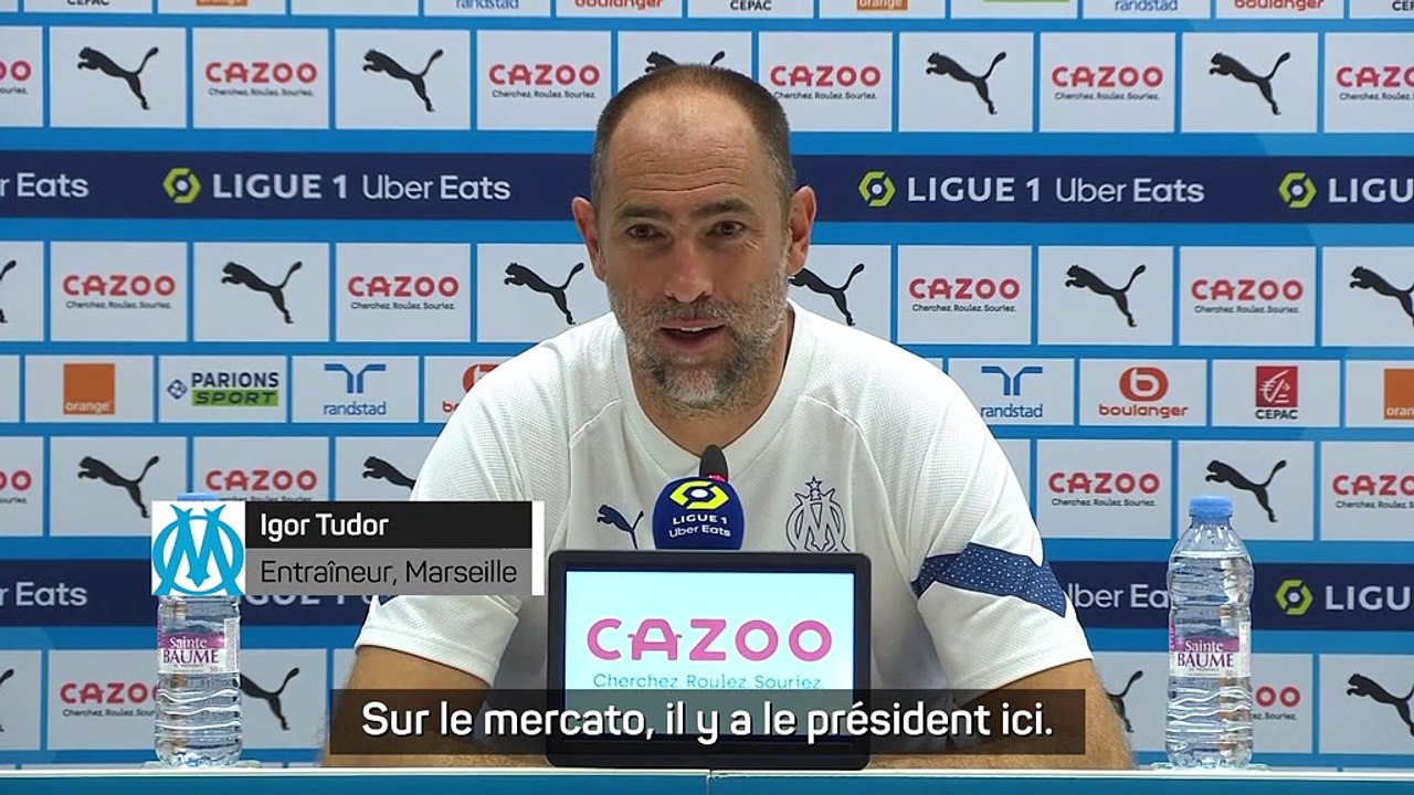 Marseille - Tudor sur le mercato : "Si quelqu'un arrive je suis content, sinon je suis quand même content"