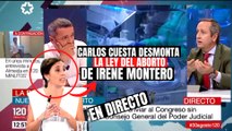 Carlos Cuesta desmonta la ley del aborto de Irene Montero en DIRECTO