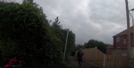 Biker fleeing police crashes into bush