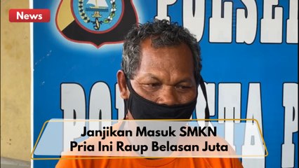Janjikan Masuk SMK Lewat Jalur Belakang, SA Raup Rp 16 Juta Dari Tipu-Tipu !!