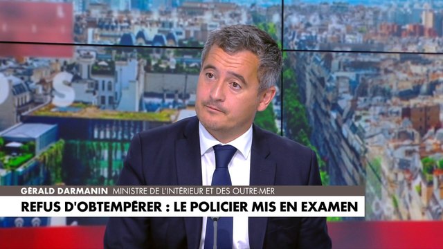 «Les refus d'obtempérer augmentent, les forces de l'ordre utilisent leurs armes dans 0,5% des cas», affirme le ministre de l'Intérieur Gérald Darmanin