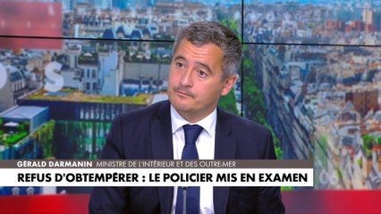 «Les refus d'obtempérer augmentent, les forces de l'ordre utilisent leurs armes dans 0,5% des cas», affirme le ministre de l'Intérieur Gérald Darmanin