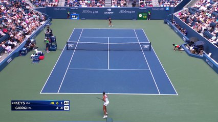 Duel de fond de court et fin de match à suspense : comment Keys s'est sorti du piège Giorgi