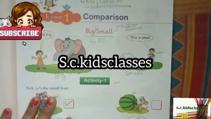 comparison _Big,Small,Tall ,Short, Heavy, Light, Long and Short _ ukg_lkg_class1_@S.C.KidsClasses