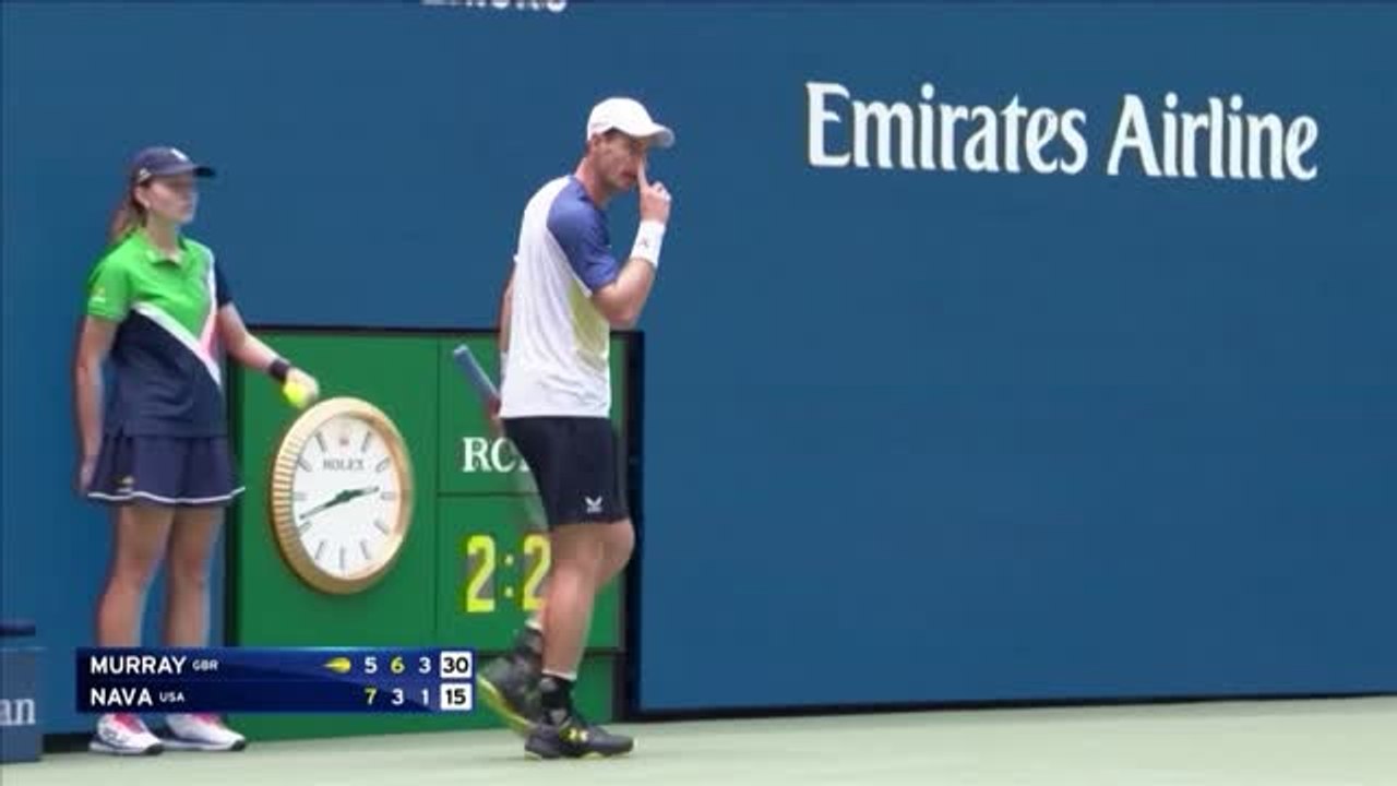 Highlights: Murray dreht Match gegen Nava
