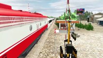 This train goes on a strange track | trainz simulator