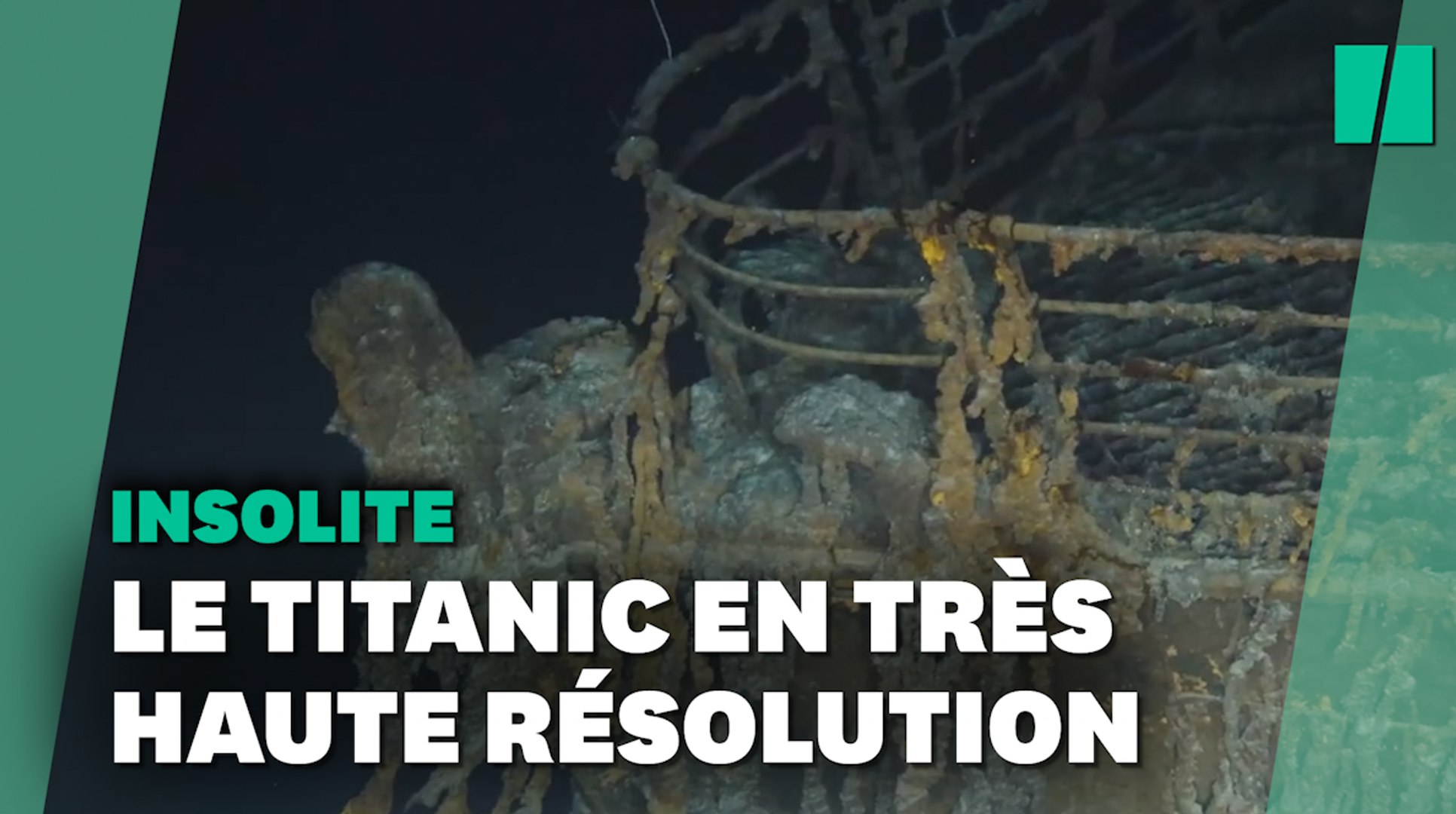 ⁣L'épave du Titanic filmée en 8K pour la première fois
