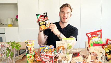 I try EVERY Japanese Snack..(Collab with @PewDiePie )