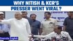 Nitish Kumar and KCR’s press conference goes viral for all the wrong reason| Oneindia News *News