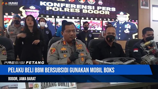 Satreskrim Polres Bogor Ungkap Penyalahgunaan BBM
