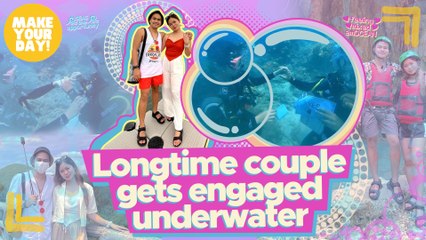 Longtime couple gets engaged underwater | Make Your Day