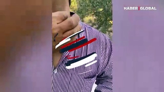 Kendine doğal serinleme yöntemi bulan vatandaş: Böyle bir şey görülmedi, üfle oh...