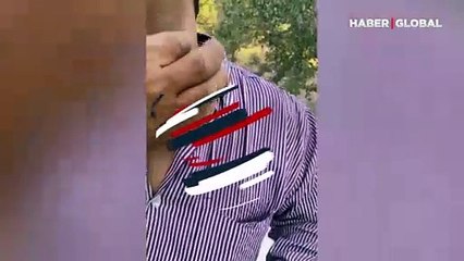 Kendine doğal serinleme yöntemi bulan vatandaş: Böyle bir şey görülmedi, üfle oh...