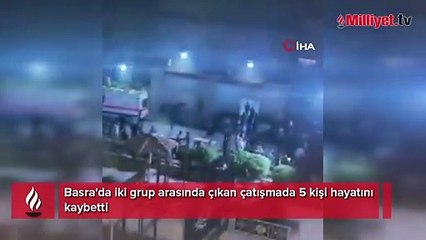 Basra'da iki grup arasında çatışma: 5 ölü