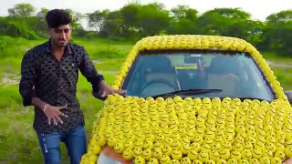 We Made Smiley Car Using 6000 Smiley Balls | a1 adventure