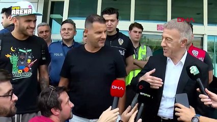 Maxi Gomez, Trabzonspor için İstanbul'a geldi