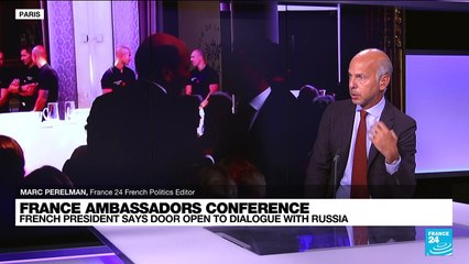 Macron vows support for Ukraine, cites need to keep Russia contact