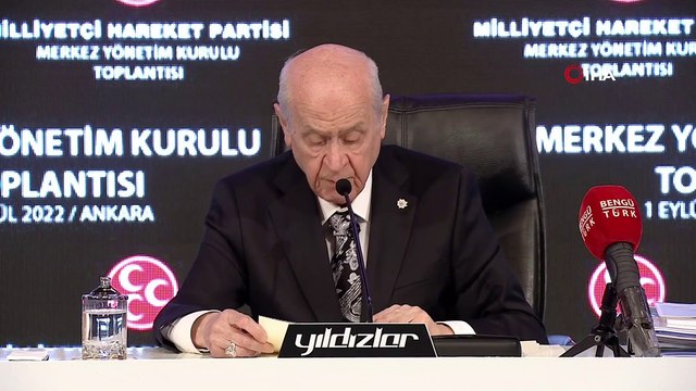 MHP lideri Bahçeli: 'Cumhurbaşkanı adayımız Recep Tayyip Erdoğan'dır'