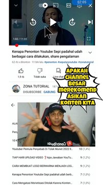 Apakah Channel Besar Merekomendasikan Konten Kita ❓ Video Youtuber Pemula Direkomendasikan YouTube ❗