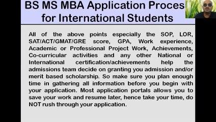 MATHSPYDE MBA MS BS APPLICATION PROCESS FOR INTERNATIONAL STUDENTS