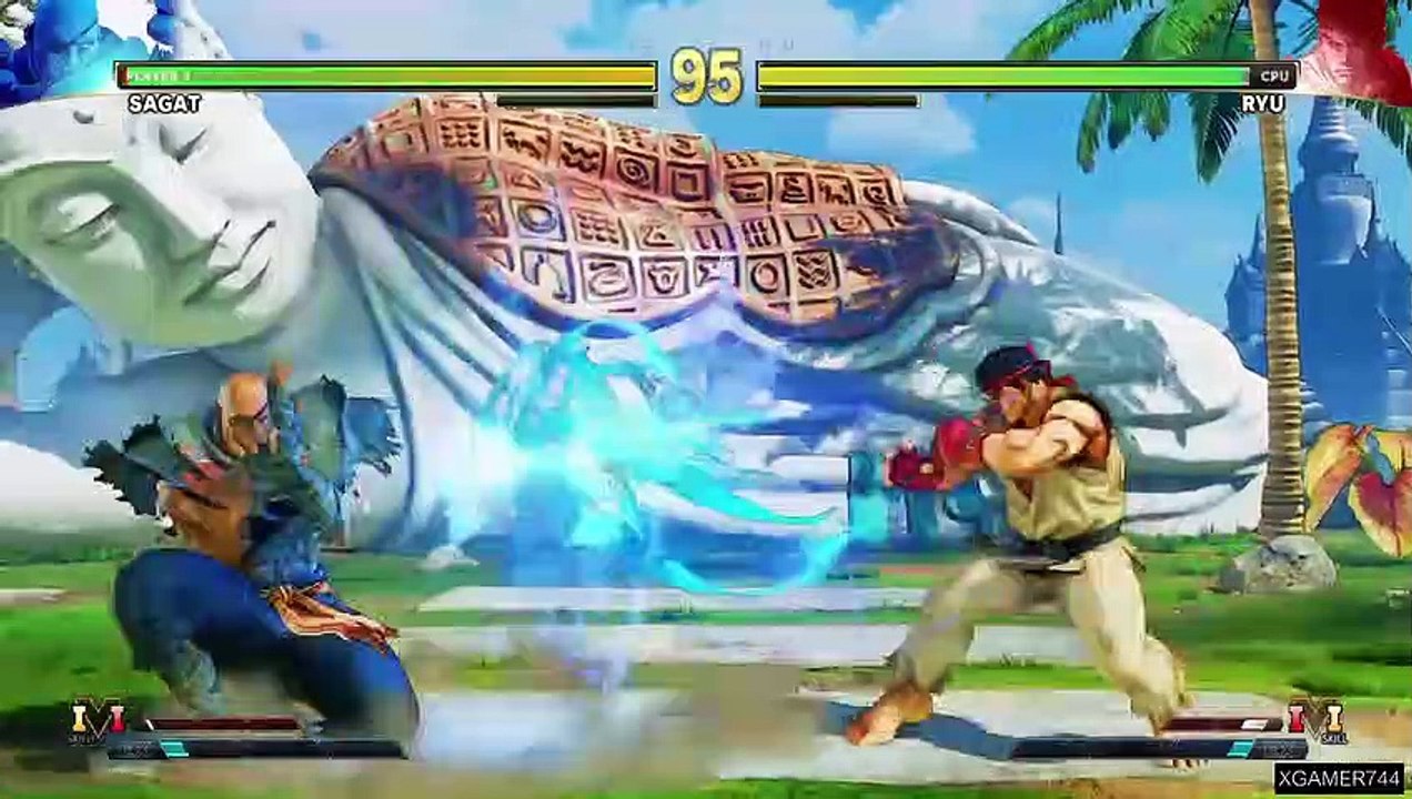 Street Fighter V - Sagat Vs. Ryu (LEVEL 8)