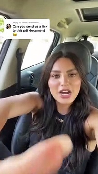 Una tiktoker da explicaciones sobre su contrato matrimonial