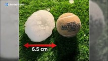 Caen en España piedras de granizo más grandes que una pelota de tenis