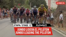 Jumbo-Visma lidera el peloton / Jumbo-Visma leading the peloton  - Étape 12 / Stage 12 | #LaVuelta22