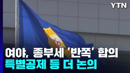 여야, 종부세 완화 '반쪽' 합의...특별공제 등 더 논의 / YTN
