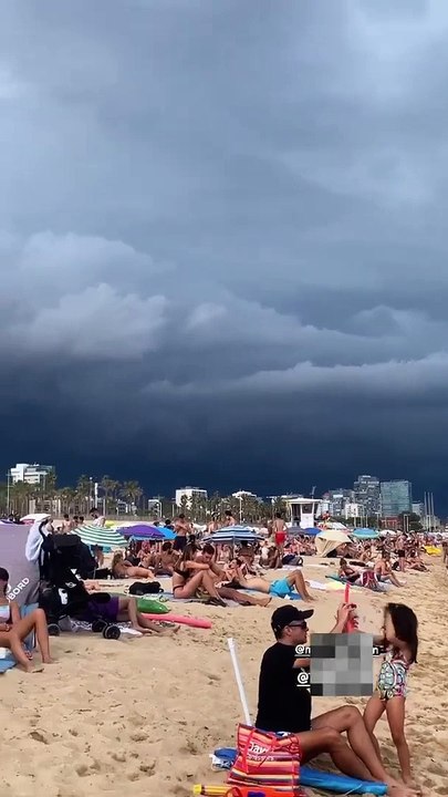 Journée des ruines de la tempête de sable soudaine à la plage - Buzz Buddy