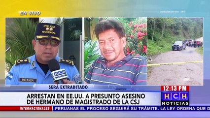 En #EEUU capturan a supuesto asesino del hermano de un magistrado de la #CSJ