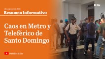 Filas «kilométricas» y caos en el Metro y Teleférico de Santo Domingo